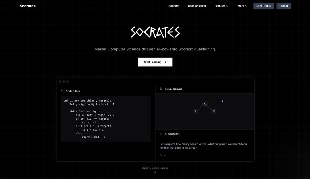 Socrates product interface